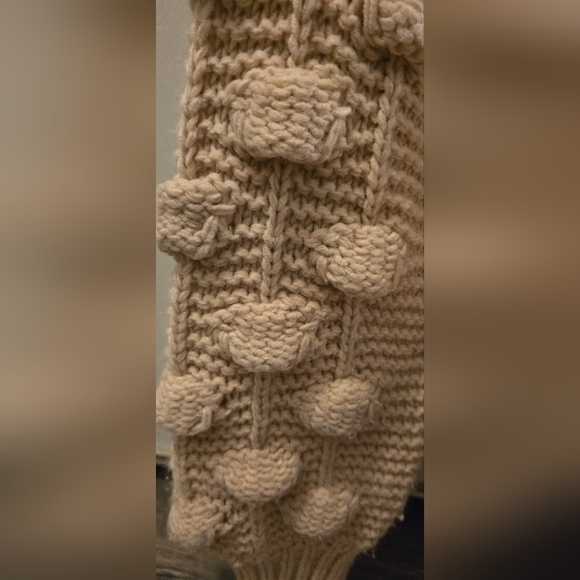 Tea & Cup Los Angeles Knit Cardigan Bubble Sleeves M/L Polyester - Picture 9 of 16